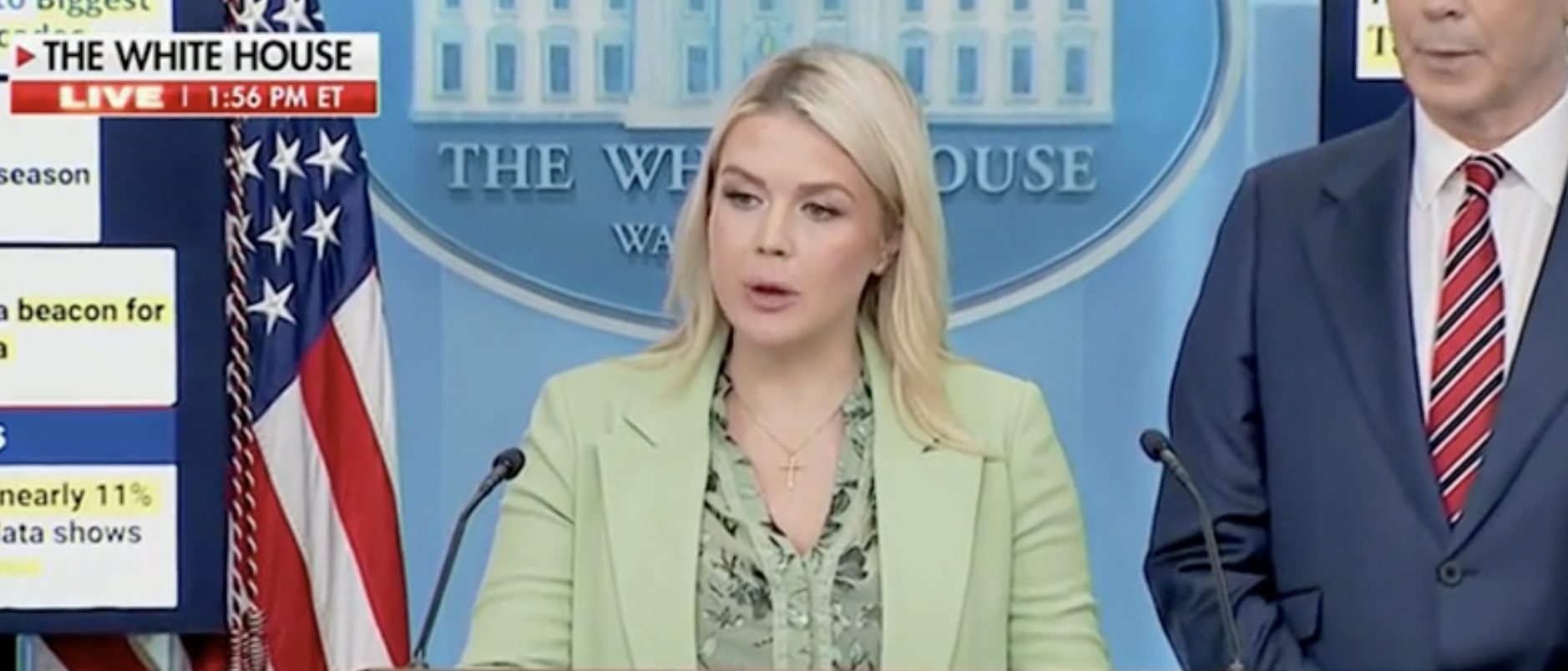 Karoline Leavitt Says With Straight Face Trump Has Brought Down Gas Prices